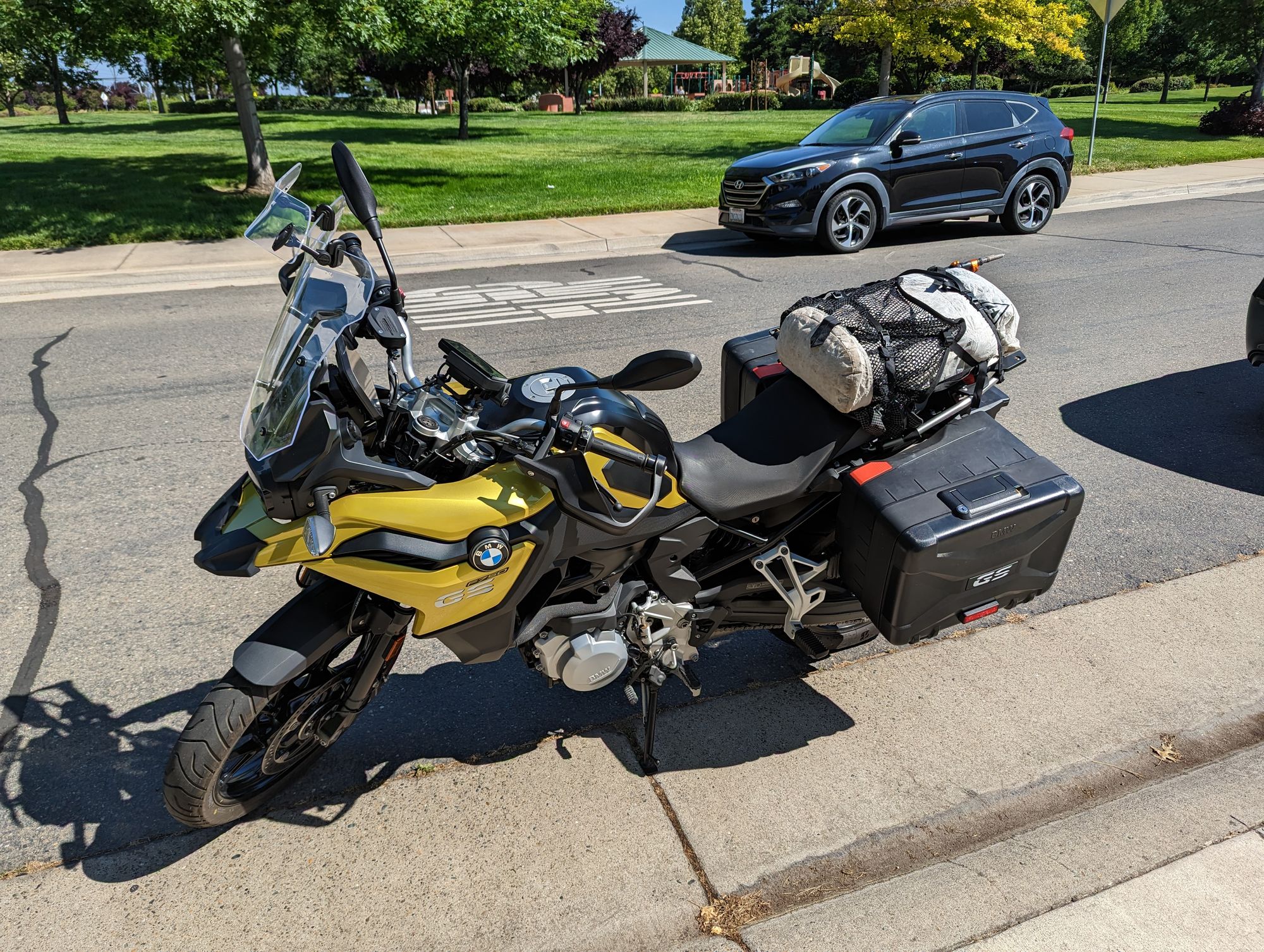 Motorcycle Camping at Tahoe National Forest