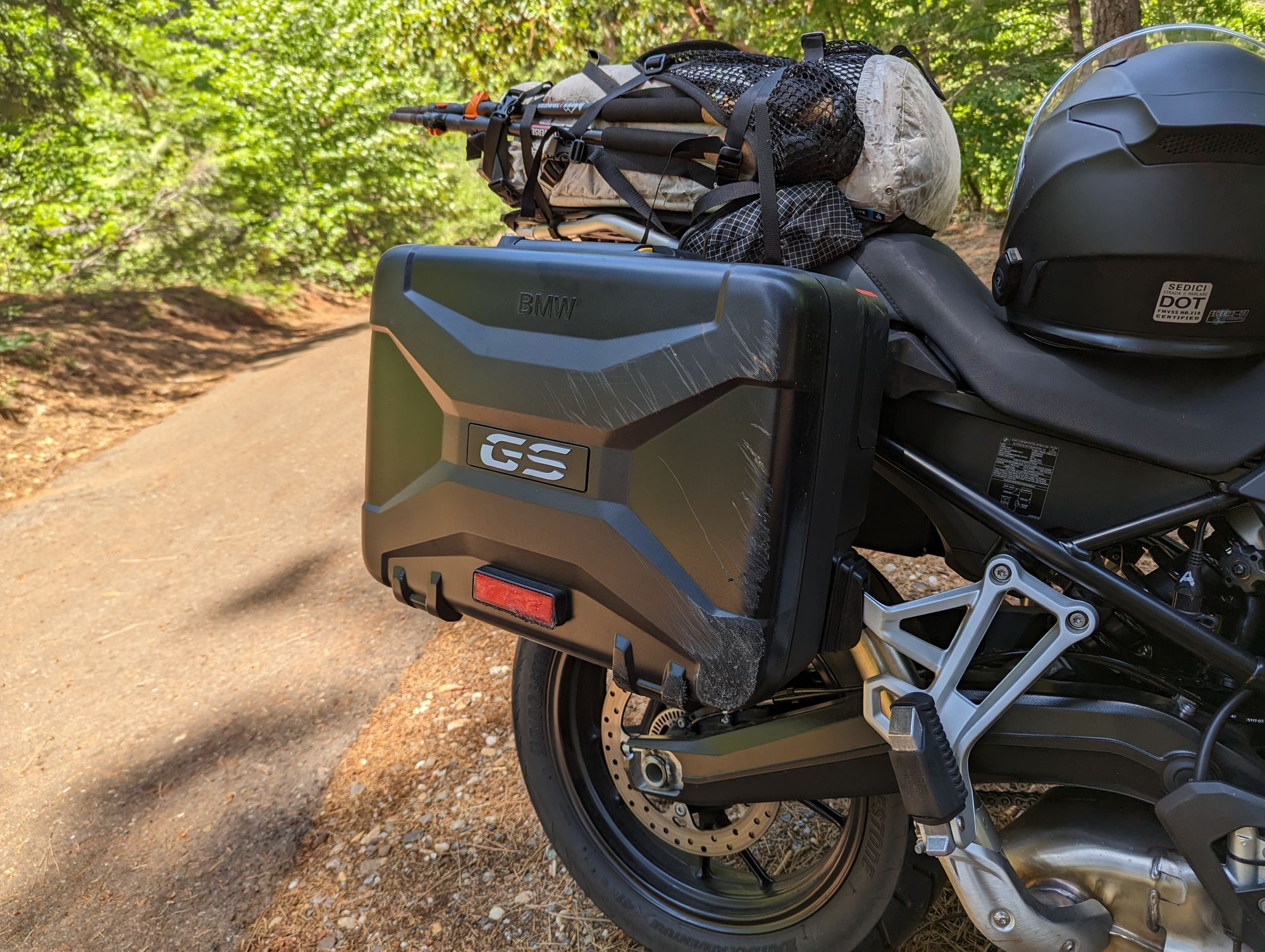 Motorcycle Camping at Tahoe National Forest