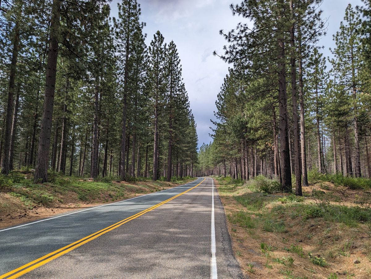 Motorcycle Camping at Tahoe National Forest